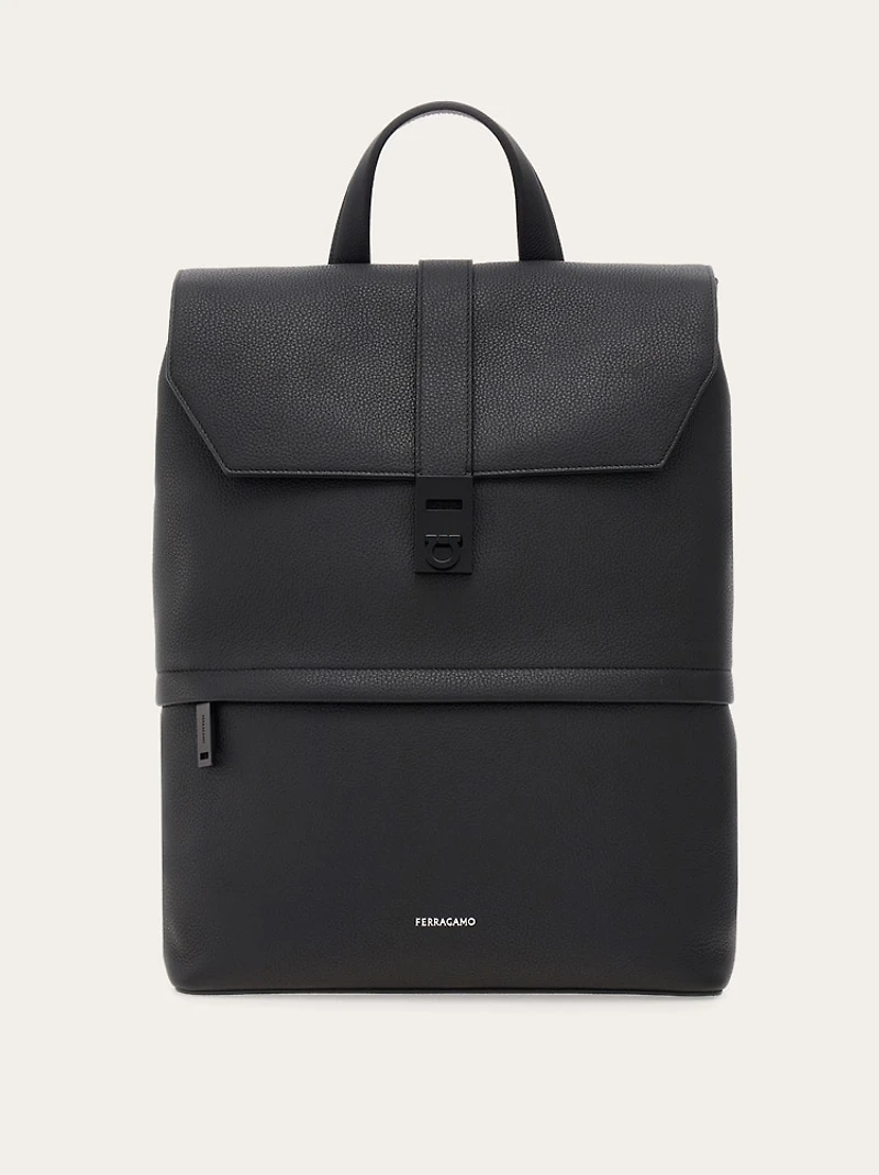Backpack with Gancini buckle