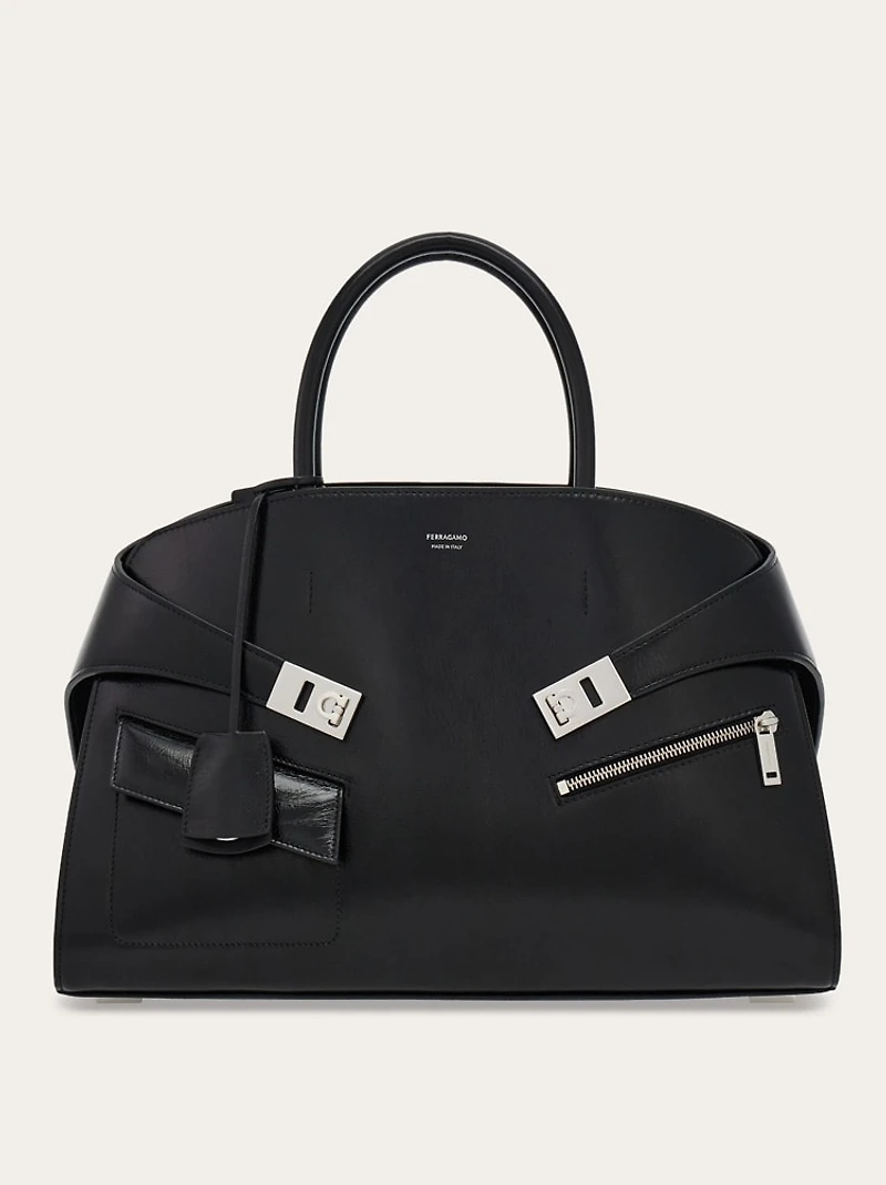 Hug handbag with zip (L)