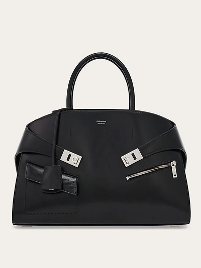 Hug handbag with zip (L)