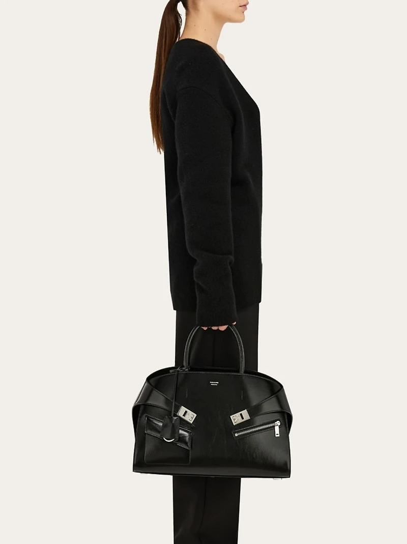 Hug handbag with zip (L)