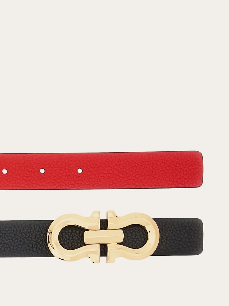 Reversible Gancini belt