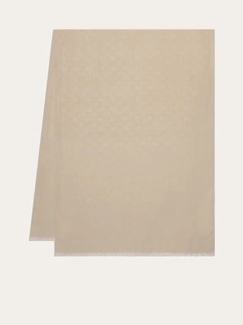 Ferragamo Monogram jacquard stole