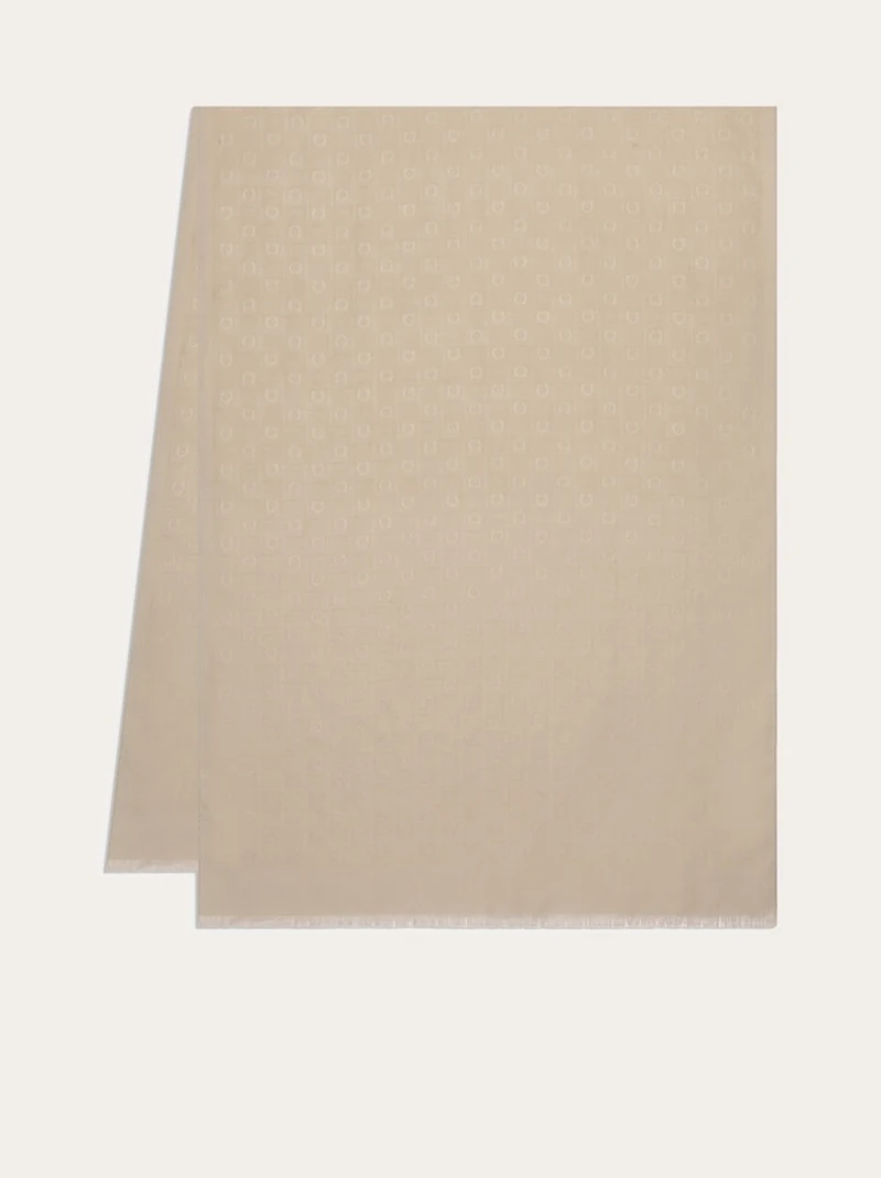Ferragamo Monogram jacquard stole