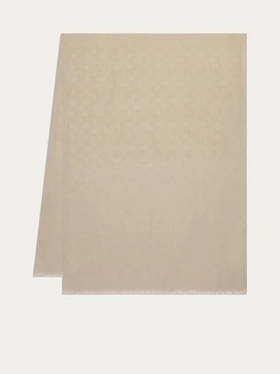 Ferragamo Monogram jacquard stole