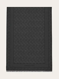 Gancini Monogram jacquard stole