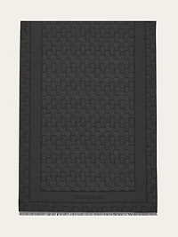 Gancini Monogram jacquard stole