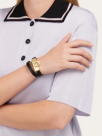 Gancini double twist bracelet