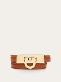 Gancini double twist bracelet