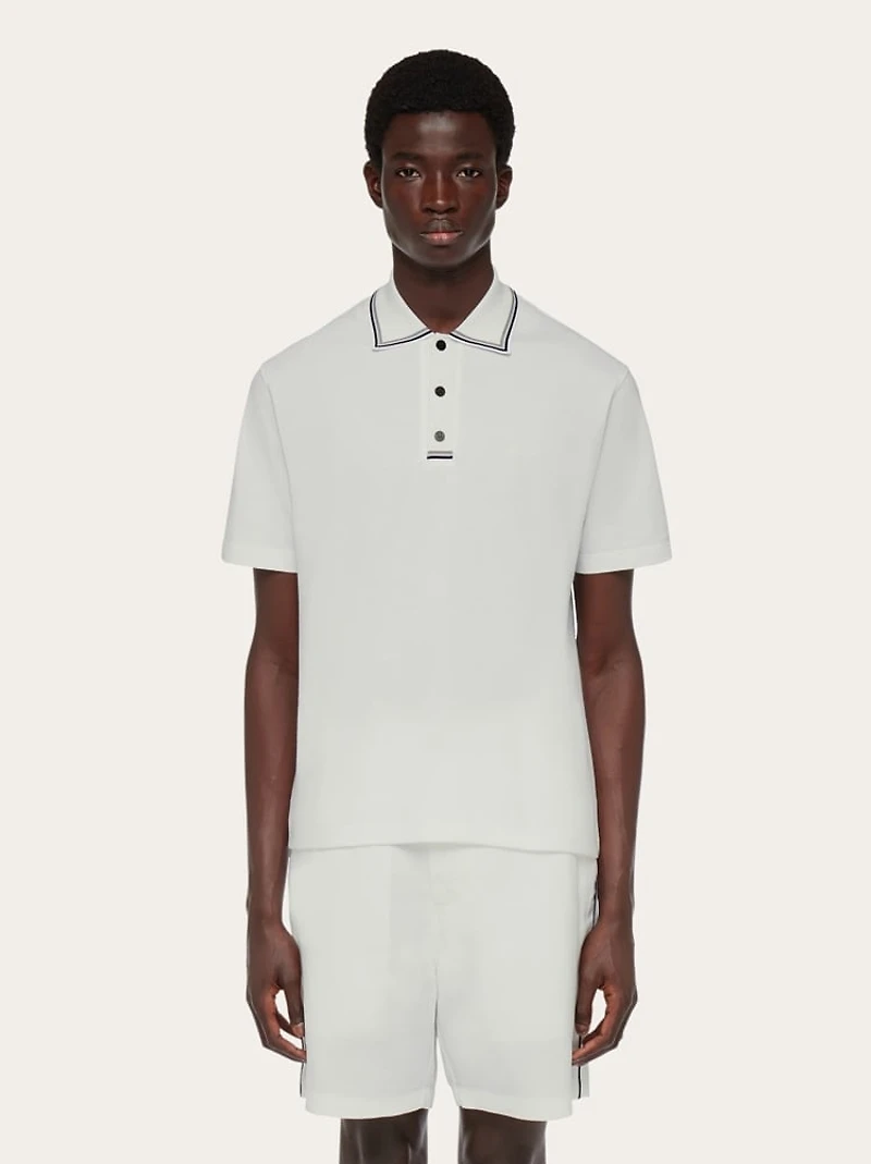 Short sleeved polo shirt
