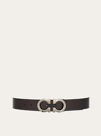 Reversible and adjustable Gancini belt