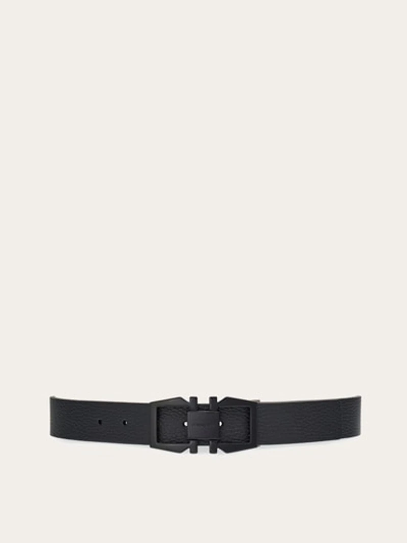 Reversible and adjustable Gancini belt