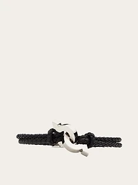 Bracelet with intertwined Gancini