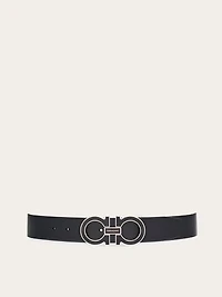 Reversible and adjustable Gancini belt
