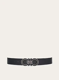 Reversible and adjustable Gancini belt