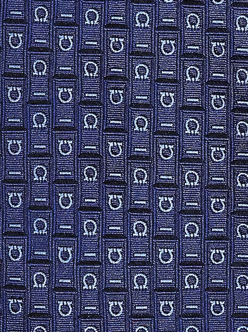 Ferragamo Monogram jacquard tie