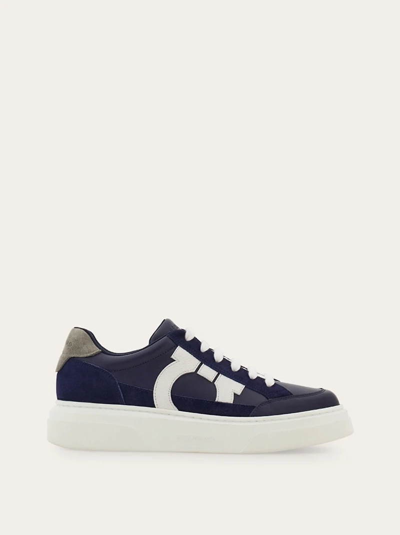 Low-top sneaker with Gancini detail