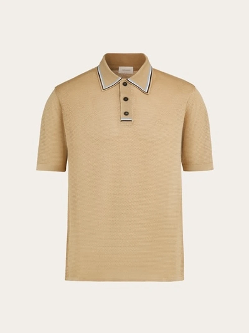 Short sleeved polo shirt