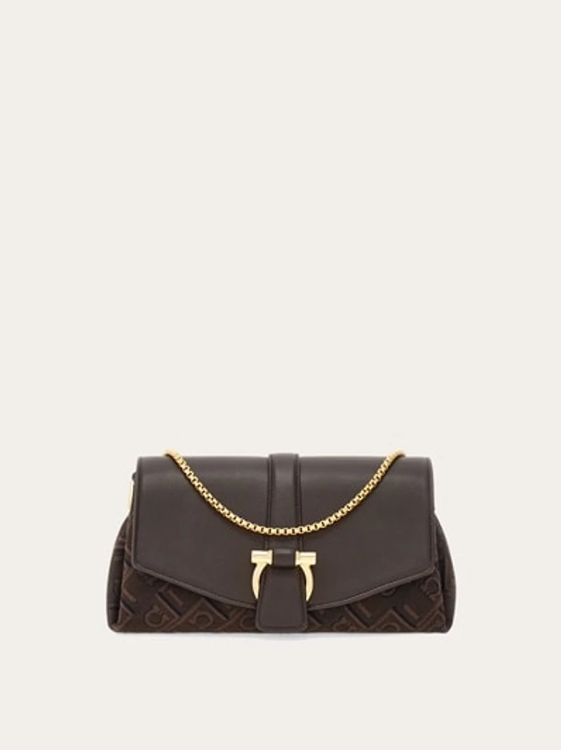 Ferragamo Monogram front flap crossbody bag (XS)