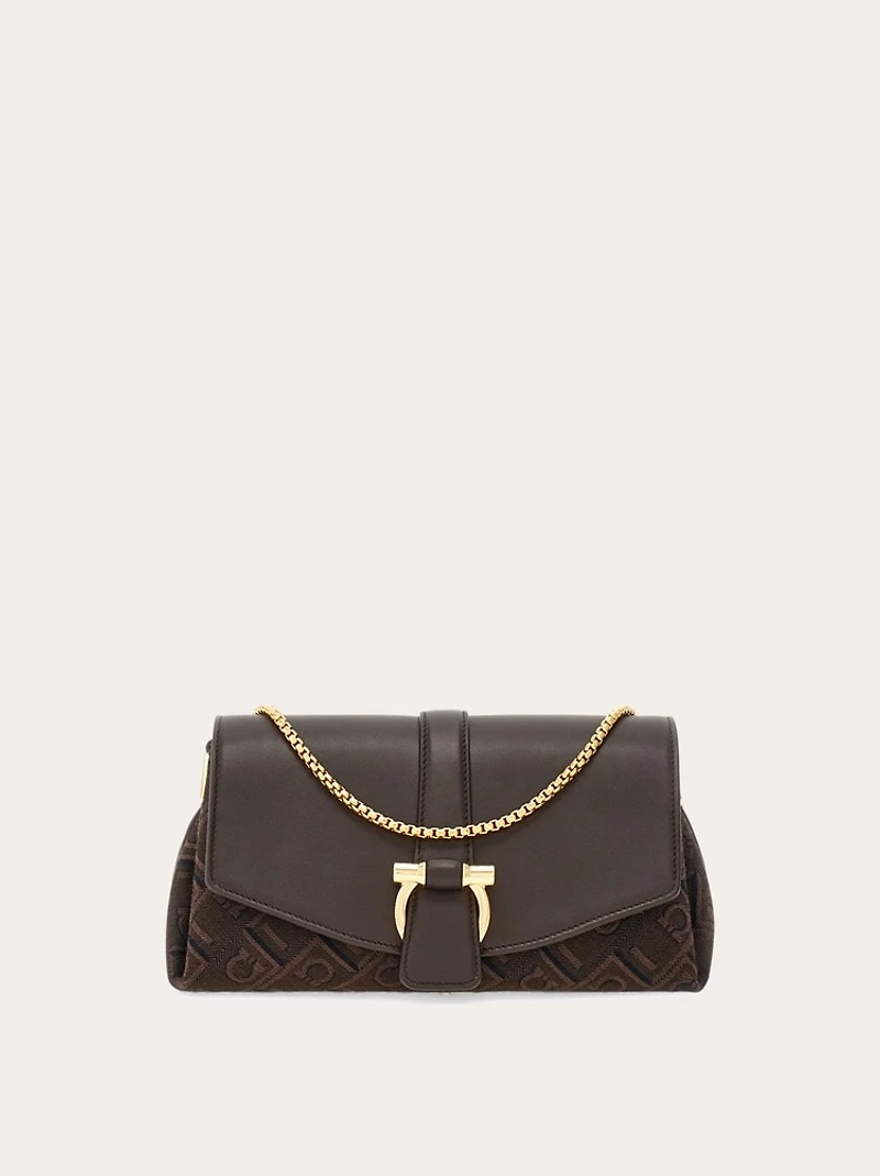 Ferragamo Monogram front flap crossbody bag (XS)