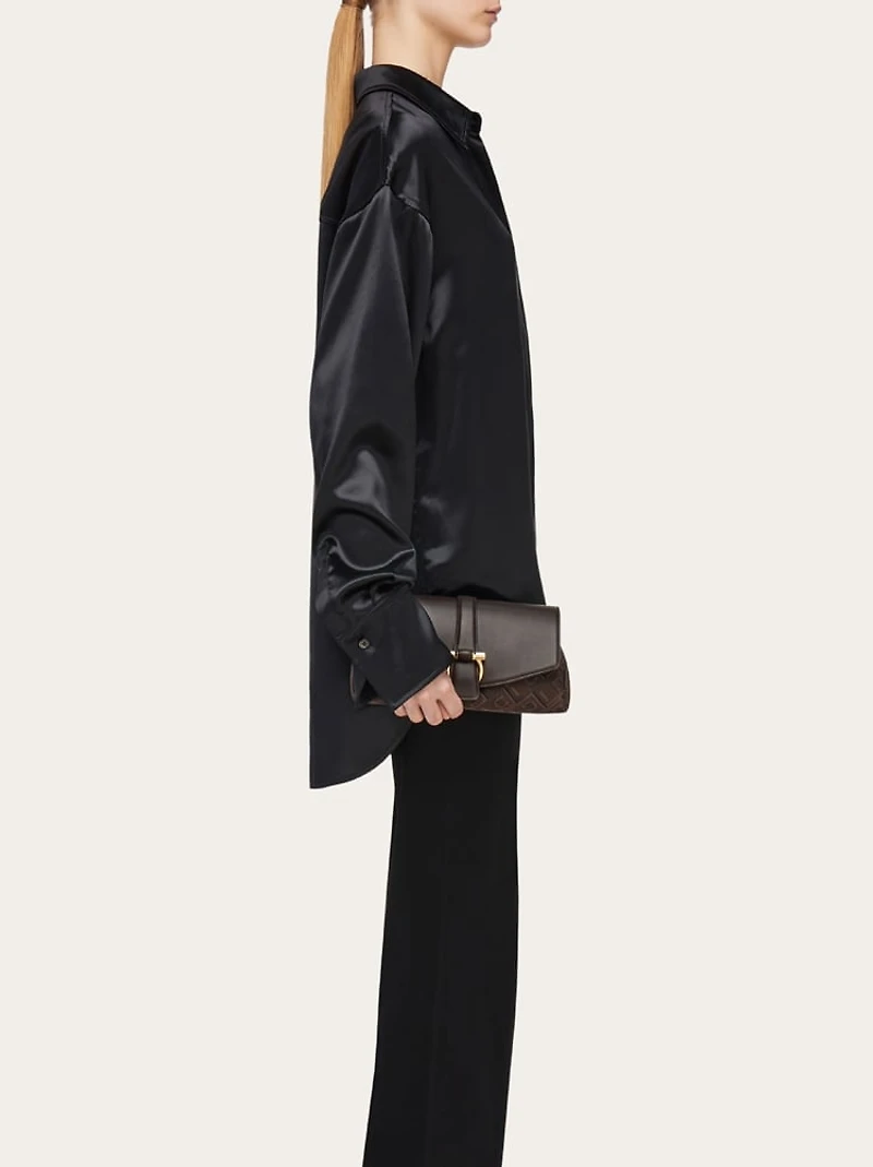 Ferragamo Monogram front flap crossbody bag (XS)
