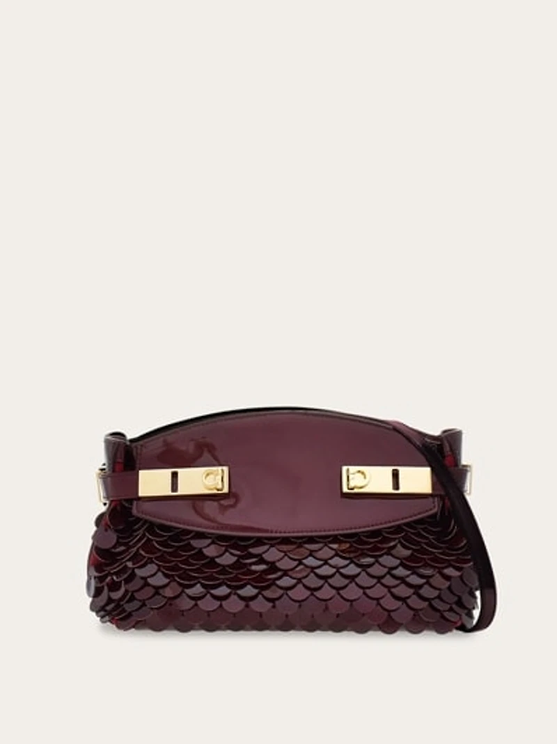 Hug soft crossbody bag with sequins (XS