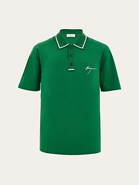 Short sleeved polo shirt
