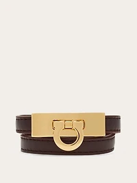 Gancini double twist bracelet