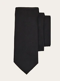 Cotton and silk piquet tie