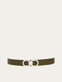 Reversible and adjustable Gancini belt