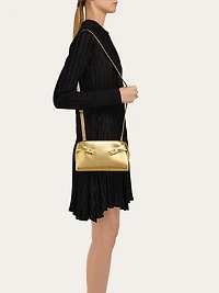 Metallic Hug mini crossbody bag