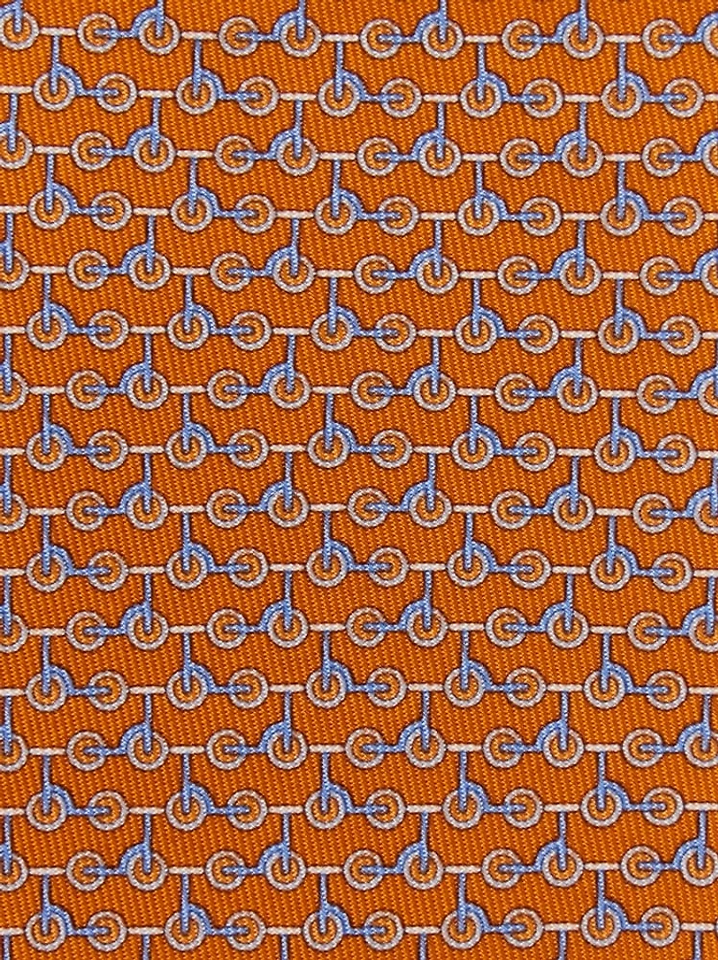 Kick scooter print silk tie