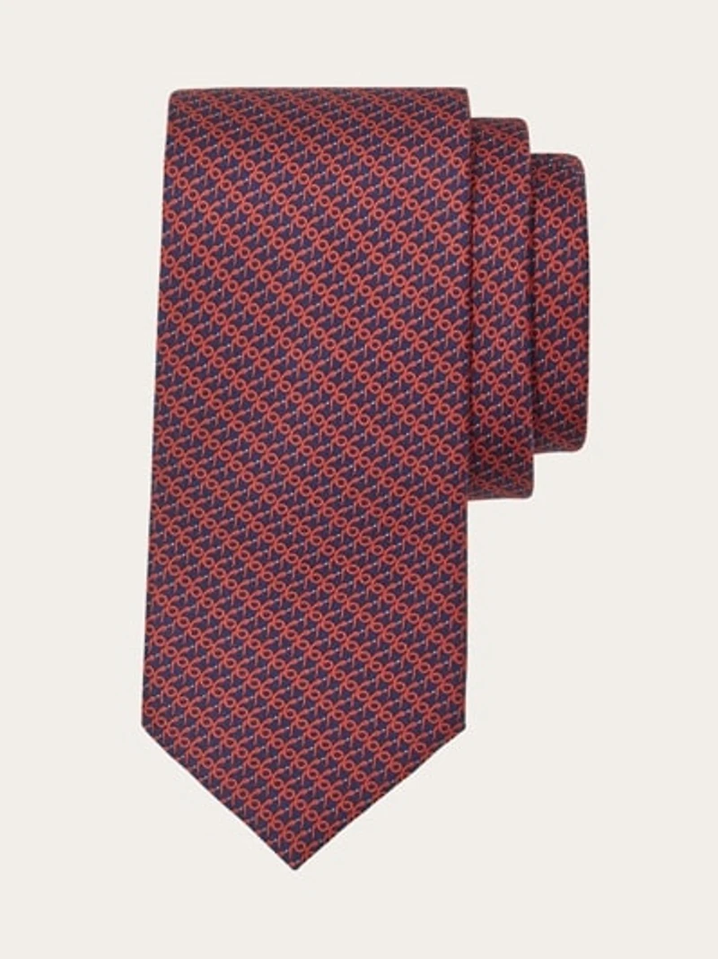 Mamba print silk tie