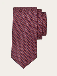 Mamba print silk tie