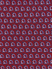 Gancini jacquard tie