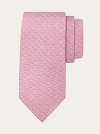 Margarita print silk tie
