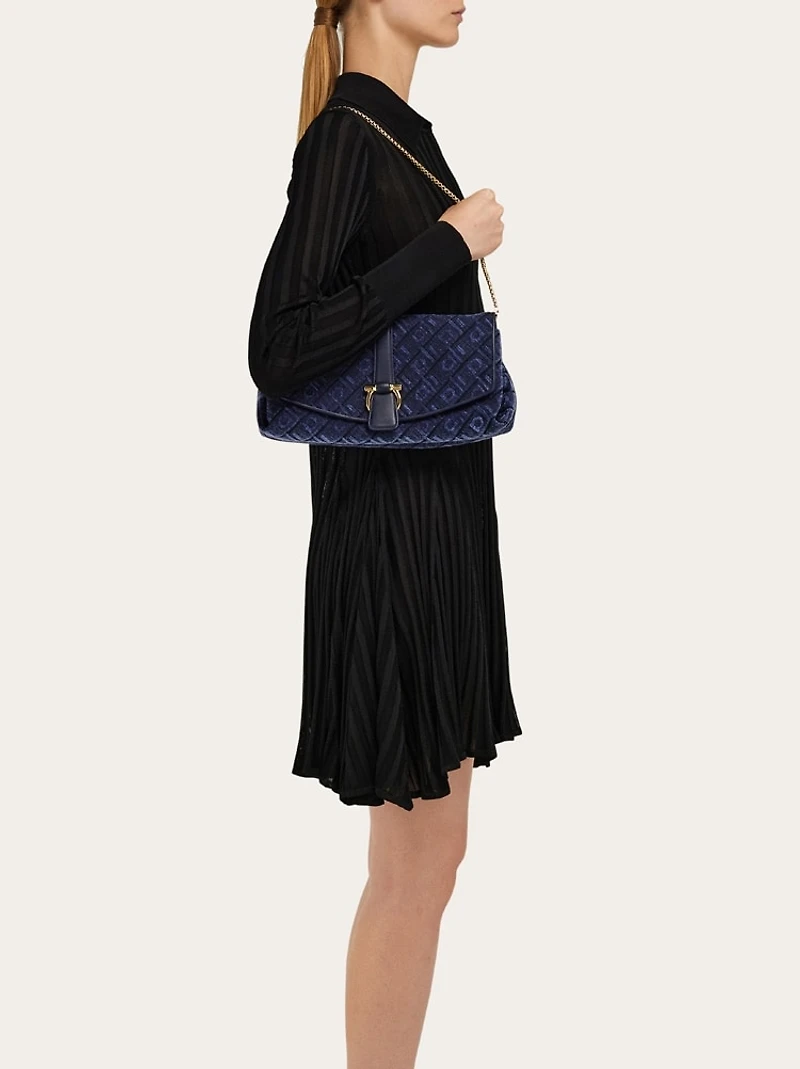Ferragamo Monogram front flap crossbody bag (S)