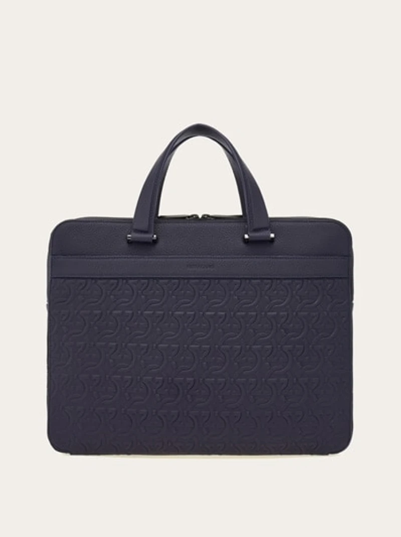 Embossed Gancini briefcase (S)