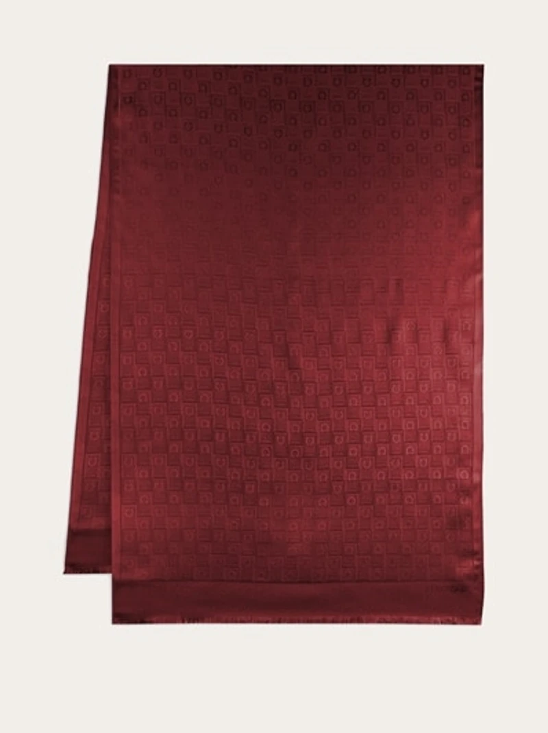 Ferragamo Monogram jacquard stole