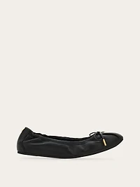 Elasticated ballet flat