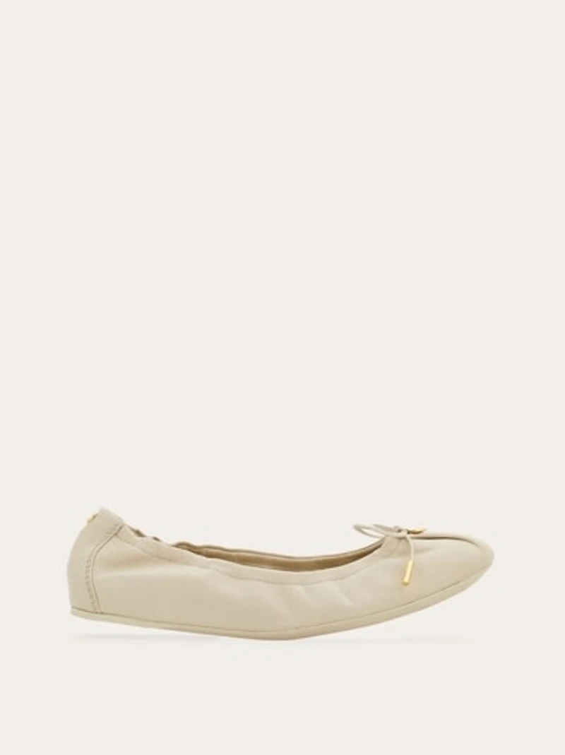 Elasticated ballet flat