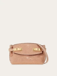 Hug soft crossbody bag with crystals (XS