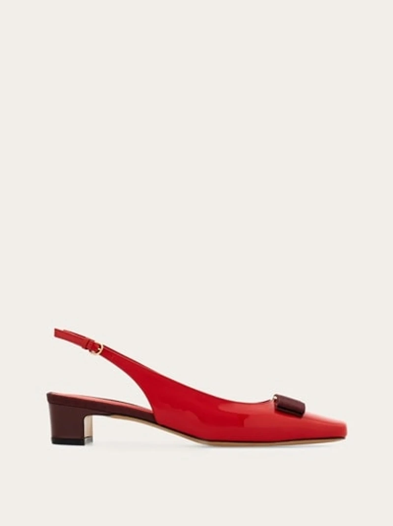 Iconic bow slingback