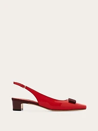 Iconic bow slingback