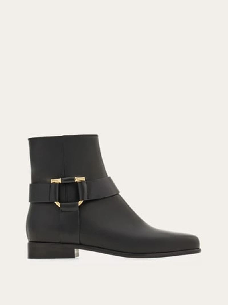 Gancini ornament ankle boot