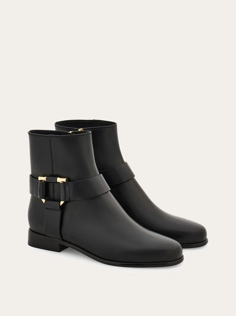 Gancini ornament ankle boot