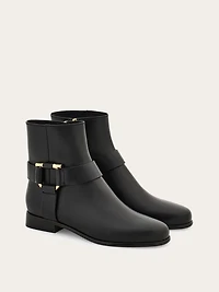 Gancini ornament ankle boot