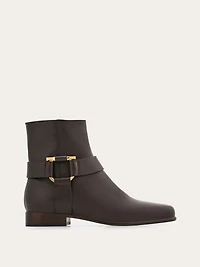 Gancini ornament ankle boot