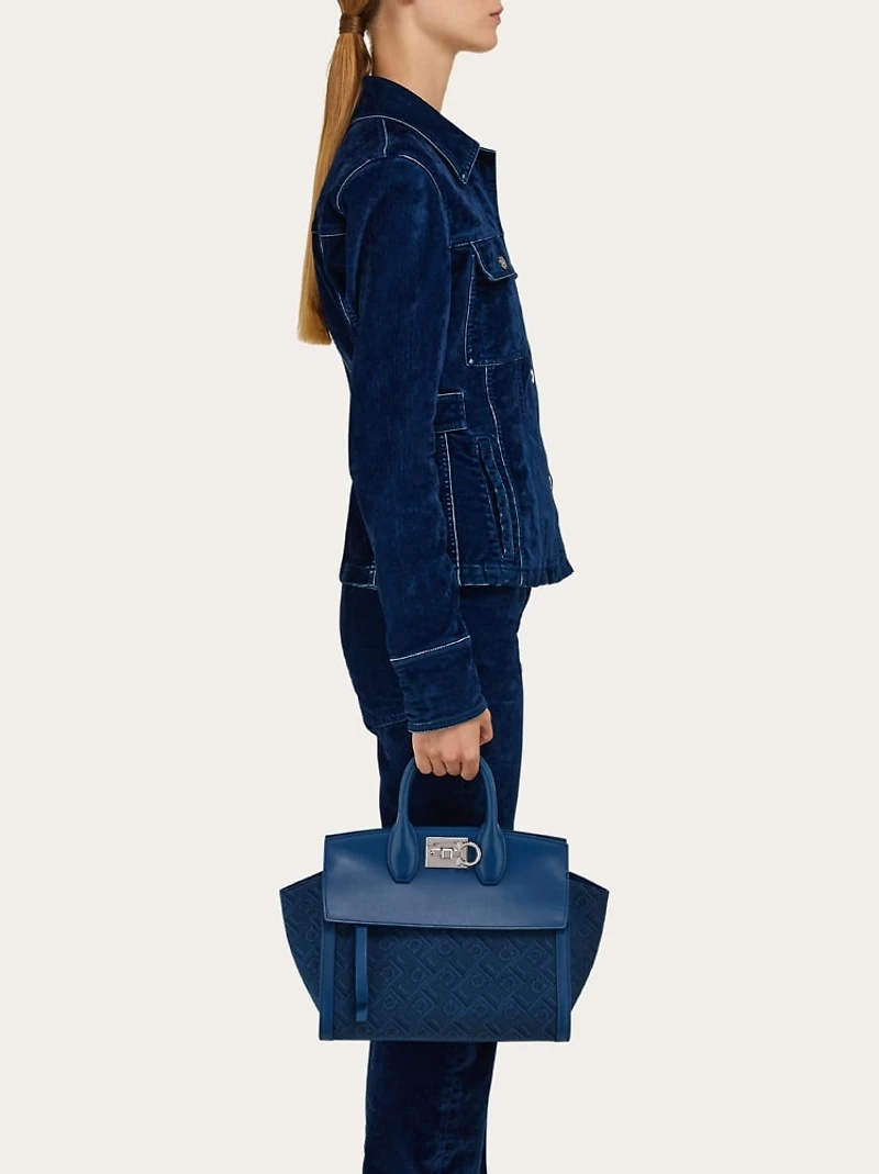Ferragamo Monogram Studio soft bag (M)