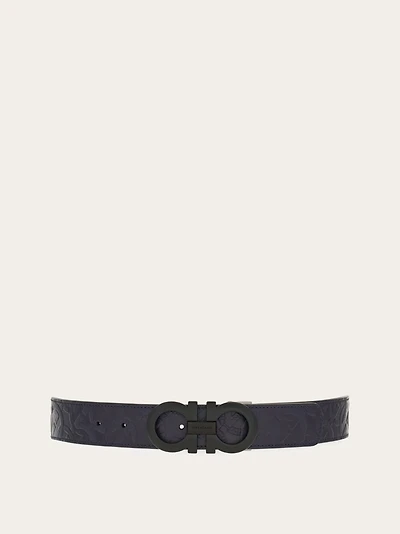 Reversible and adjustable Gancini belt