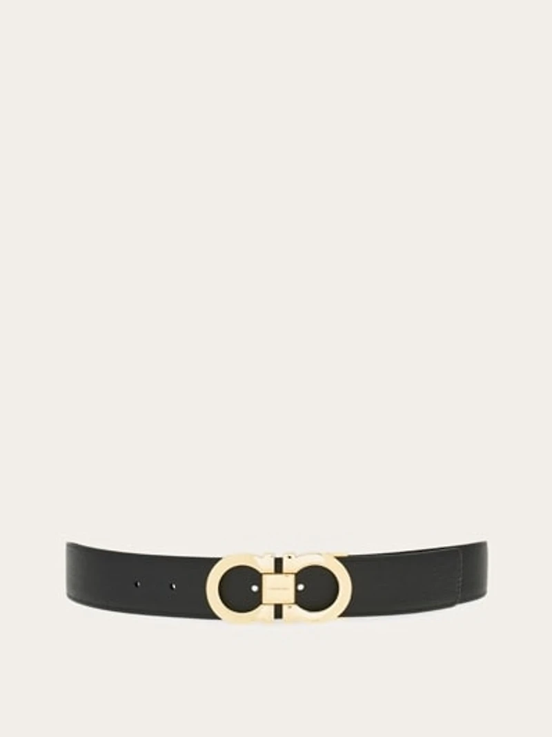 Reversible and adjustable Gancini belt